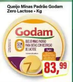 Rede Supermarket Queijo Minas Padrão Godam Zero Lactose oferta