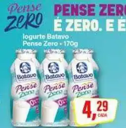 Rede Supermarket Iogurte Batavo Pense Zero oferta