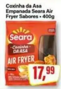 Rede Supermarket Coxinha da Asa Empanada Seara Air Fryer Sabores oferta