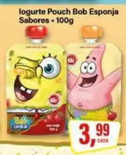 Rede Supermarket Iogurte Pouch Bob Esponja oferta