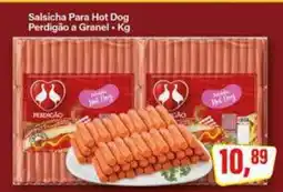 Rede Supermarket Salsicha Para Hot Dog Perdigão a Granel oferta