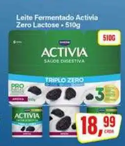 Rede Supermarket Leite Fermentado Activia Zero Lactose - 510g oferta
