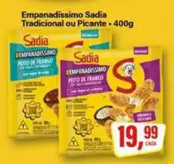 Rede Supermarket Empanadíssimo Sadia Tradicional ou Picante oferta