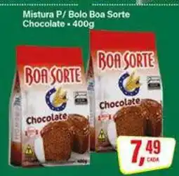 Rede Supermarket Mistura P/ Bolo Boa Sorte Chocolate - 400g oferta