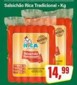 Rede Supermarket Salsichão Rica Tradicional oferta