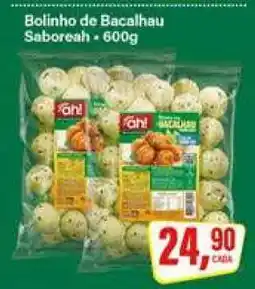 Rede Supermarket Bolinho de Bacalhau Saboreah oferta