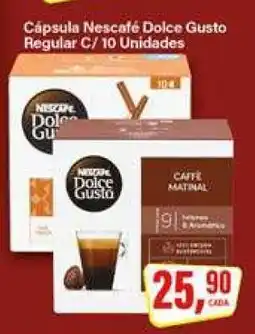 Rede Supermarket Cápsula Nescafé Dolce Gusto Regular C/ 10 Unidades oferta