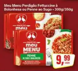 Rede Supermarket Meu Menu Perdigão Fettuccine à Bolonhesa ou Penne ao Sugo oferta