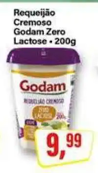 Rede Supermarket Requeijão Cremoso Godam Zero Lactose oferta