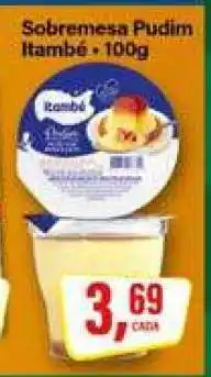 Rede Supermarket Sobremesa Pudim Itambé oferta