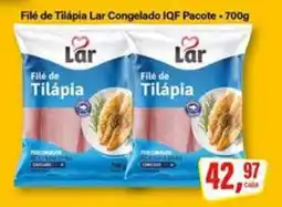 Rede Supermarket Filé de Tilápia Lar Congelado IQF Pacote oferta