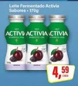 Rede Supermarket Leite fermentado Activia sabores oferta