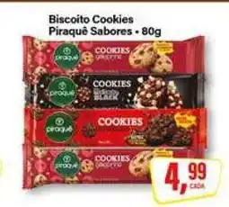 Rede Supermarket Biscoito Cookies Piraquê Sabores oferta