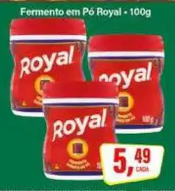 Rede Supermarket Fermento em Pó Royal - 100g oferta