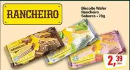 Rede Supermarket Biscoito Wafer Rancheiro oferta