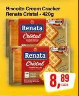 Rede Supermarket Biscoito Cream Cracker Renata Cristal oferta