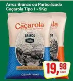 Rede Supermarket Arroz Branco ou Parboilizado Caçarola Tipo 1 - 5Kg oferta