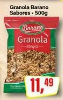 Rede Supermarket Granola Barano Sabores oferta