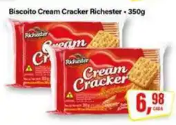 Rede Supermarket Biscoito Cream Cracker Richester - 350g oferta