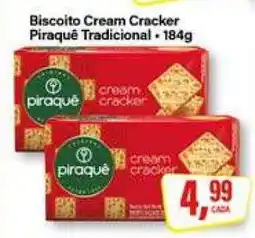 Rede Supermarket Biscoito Cream Cracker Piraquê Tradicional oferta