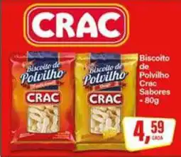 Rede Supermarket Biscoito de Polvilho Crac Sabores oferta