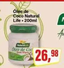 Rede Supermarket Óleo de Coco Natural Life - 200ml oferta