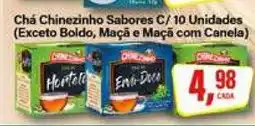 Rede Supermarket Chá Chinezinho Sabores C/ 10 Unidades oferta