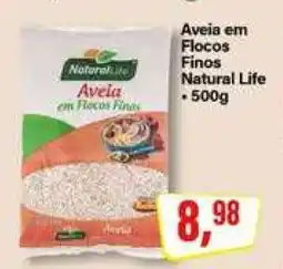 Rede Supermarket Aveia em Flocos Finos Natural Life oferta
