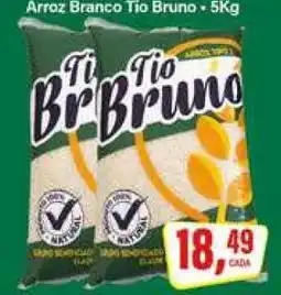 Rede Supermarket Arroz Branco Tio Bruno - 5Kg oferta