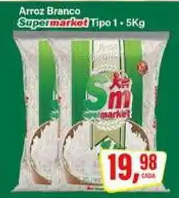 Rede Supermarket Arroz Branco oferta