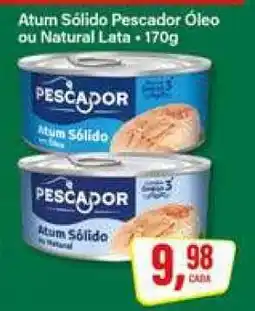 Rede Supermarket Atum Sólido Pescador Óleo ou Natural Lata oferta