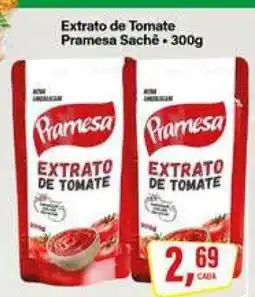 Rede Supermarket Extrato de Tomate Pramesa Sachê oferta