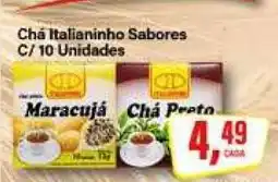 Rede Supermarket Chá Italianinho Sabores C/ 10 Unidades oferta