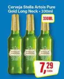 Rede Supermarket Cerveja Stella Artois Pure Gold Long Neck 330ml oferta