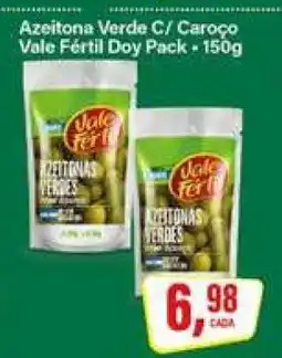Rede Supermarket Azeitona Verde C/ Caroço Vale Fértil Doy Pack - 150g oferta