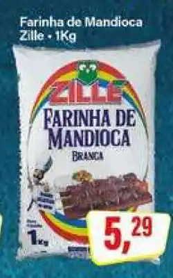 Rede Supermarket Farinha de Mandioca Zille - 1Kg oferta