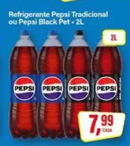 Rede Supermarket Refrigerante Pepsi Tradicional ou Pepsi Black Pet oferta