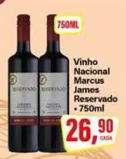 Rede Supermarket Vinho Nacional Marcus James Reservado oferta
