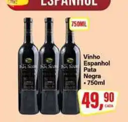 Rede Supermarket Vinho Espanhol Pata Negra oferta