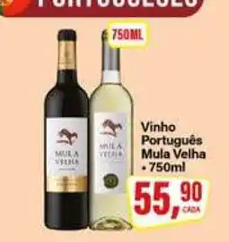 Rede Supermarket Vinho Português Mula Velha oferta