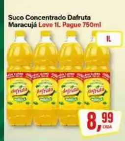 Rede Supermarket Suco Concentrado Dafruta Maracujá oferta