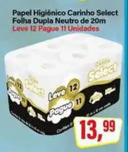 Rede Supermarket Papel Higiênico Carinho Select oferta
