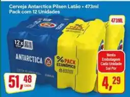 Rede Supermarket Cerveja Antarctica Pilsen Latão - 473ml oferta