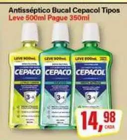 Rede Supermarket Antisséptico Bucal Cepacol Tipos oferta