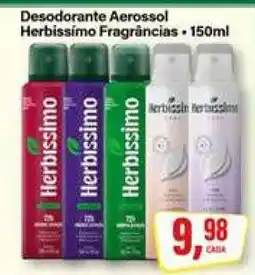 Rede Supermarket Desodorante Aerossol Herbíssimo oferta
