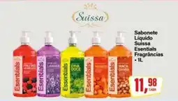 Rede Supermarket Sabonete Liquido Suissa Esentials Fragrâncias oferta