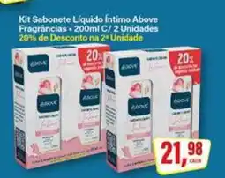 Rede Supermarket Kit Sabonete Líquido Íntimo Above Fragrâncias oferta