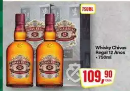 Rede Supermarket Whisky Chivas Regal 12 anos oferta