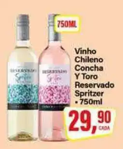 Rede Supermarket Vinho Chileno Concha Y Toro Reservado Spritzer oferta