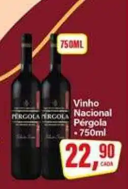 Rede Supermarket Vinho Nacional Pérgola - 750ml oferta